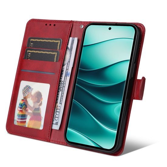 Μαγνητική Θήκη, Xiaomi Redmi Note 14 Pro 5G, Κόκκινη