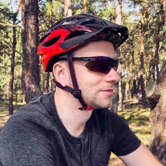 Rockbros 10003 Polarizirana kolesarska očala, črna