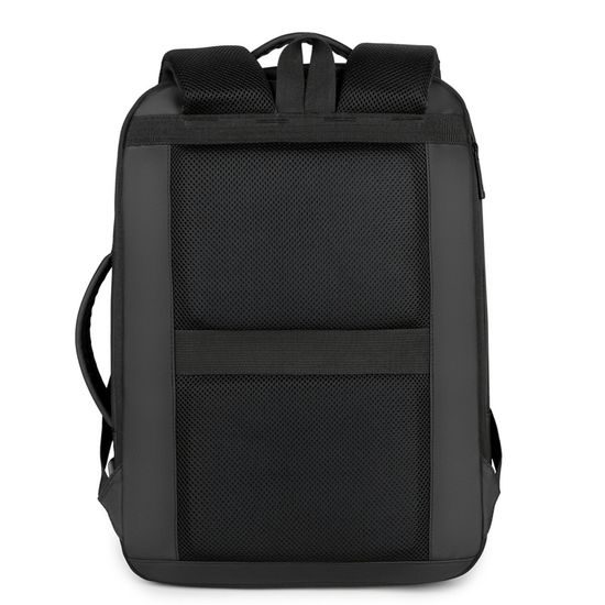 JP Rucksack B05 für Alltag und Freizeit - 44x32x10~15 cm - Schwarz