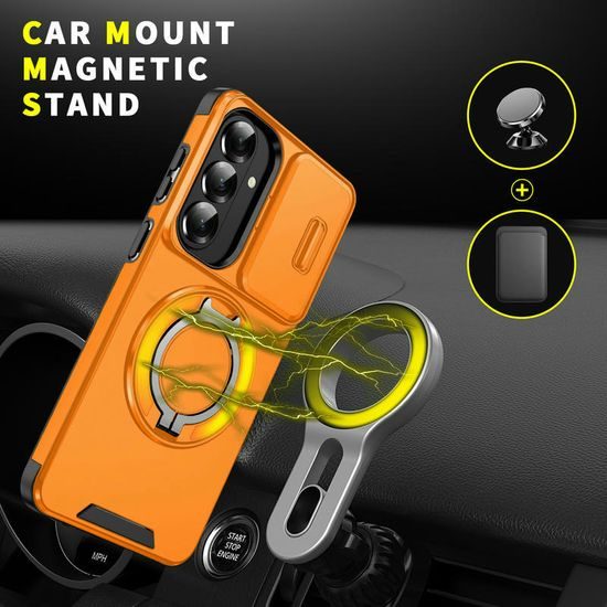 Θήκη Camslide Stand, Samsung Galaxy S26 Plus, πορτοκαλί