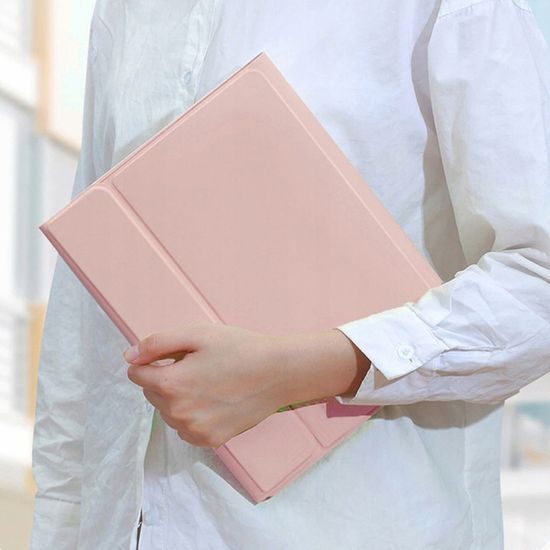 Θήκη με Πληκτρολόγιο Bluetooth για Lenovo Tab P12 (TB-370), Ροζ