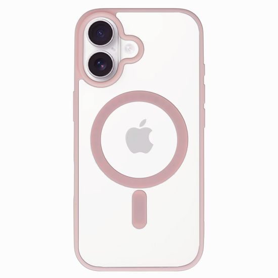 Θήκη Acrylic Color Magsafe, iPhone 17, ανοιχτό ροζ