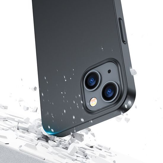 Joyroom 360 Full Case Hülle + gehärtetes Glas, iPhone 13, schwarz