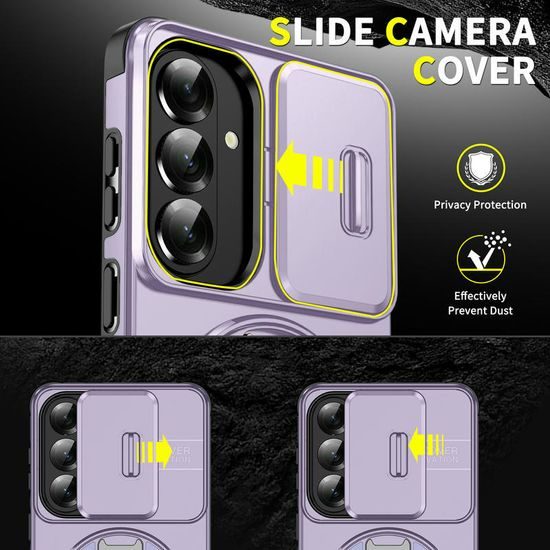 Θήκη Camslide Stand, Samsung Galaxy S26 Plus, μωβ