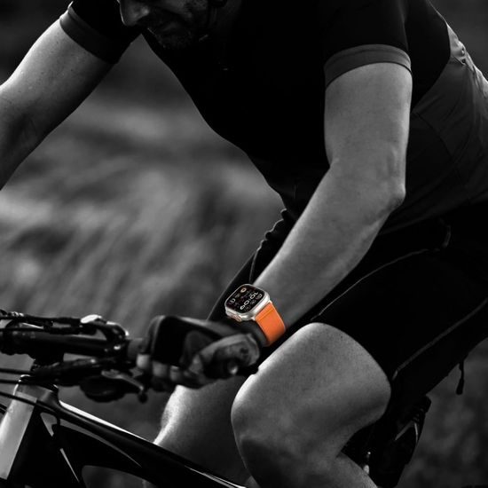 Tech-Protect Nylon Clasp Λουράκι, Apple Watch 6 / 7 / 8 / 9 / 10 / 11 / SE 1 / 2 / 3 / Ultra 1 / 2 / 3 (44 / 45 / 46 / 49 mm), πορτοκαλί