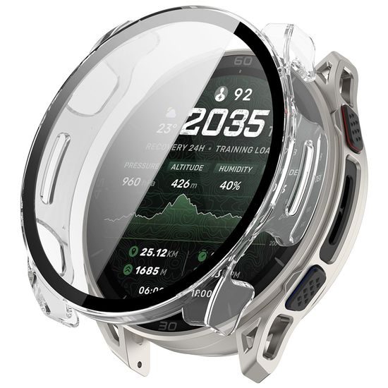 Techsuit Defense360 Pro Schutzhülle für Amazfit Cheetah 2 Ultra - Gehärtetes Displayschutzglas - Transparent