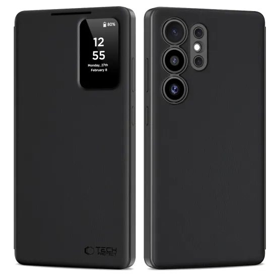 Tech-Protect Smart Wallet, Samsung Galaxy S25 Ultra, crna