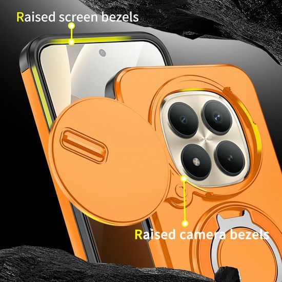 Camslide Stand maska, Xiaomi Redmi Note 15 Pro Plus 5G, narančasta