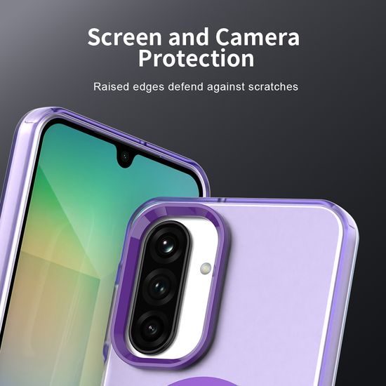 Techsuit CandyCase MagSafe Hülle für Samsung Galaxy A27 5G - Magnetische Schutzhülle - Violett