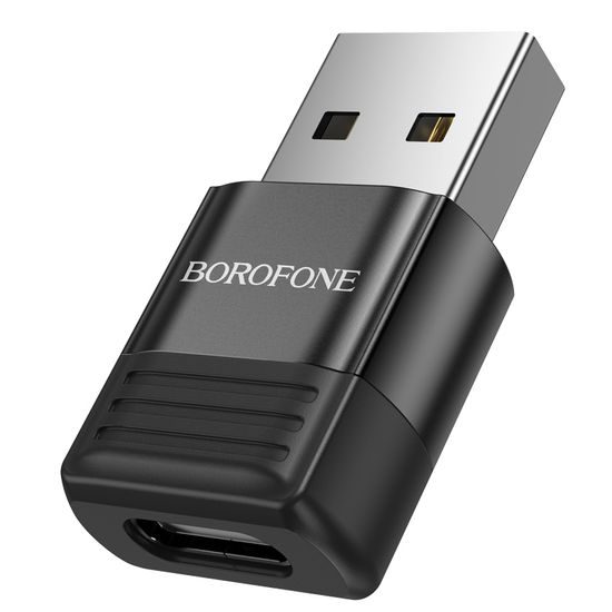 Borofone BV18 Adaptér, USB - USB-C, černý