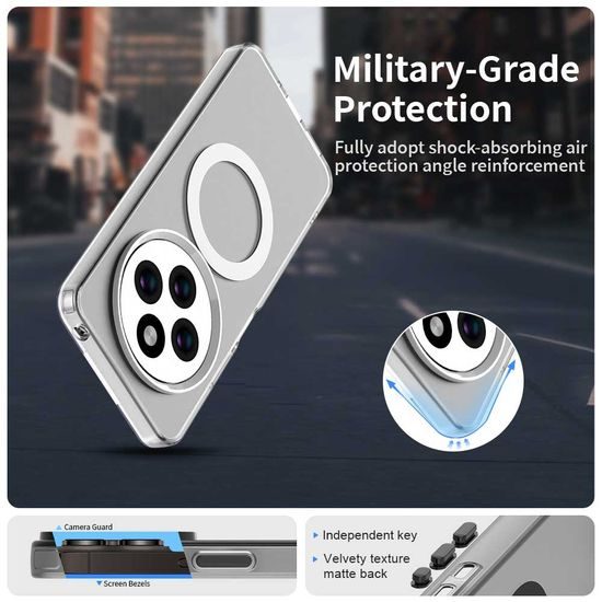 Techsuit CandyCase MagSafe, Xiaomi Redmi 14C / Poco C75, λευκό