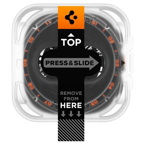 Spigen Glas.Tr Ez Fit, edzett üveg, Samsung Galaxy Watch Ultra 2 2026 (47 mm), 2 darab