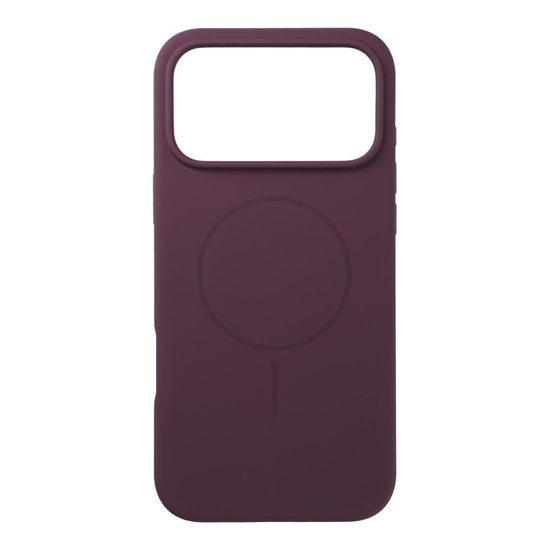 Forcell F-Case Max silikona vāciņš 2mm MagSafe iPhone 17 / 18 Pro Max – ķiršsarkans