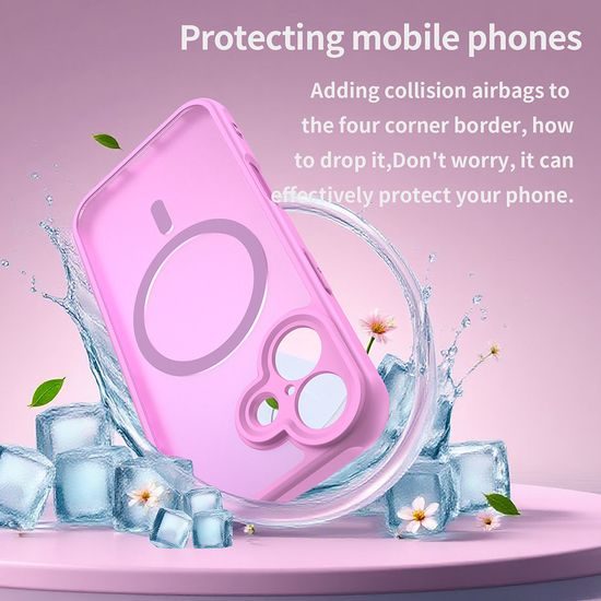 Techsuit HaloFrost II MagSafe, iPhone 17, ροζ