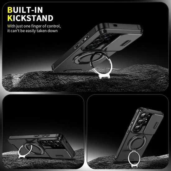 Θήκη Camslide Stand, Samsung Galaxy S26 Ultra, μαύρη