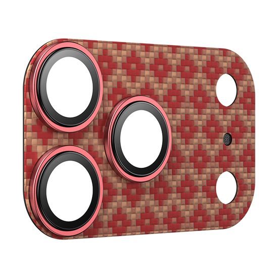 Benks Glass Armor Warrior ArmorGrid Kamera Panzerglas für iPhone 17 Pro - Gehärtetes Schutzglas mit ArmorGrid Design - Orange