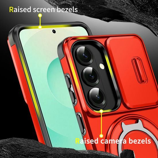 Θήκη Camslide Stand, Samsung Galaxy S26, κόκκινη