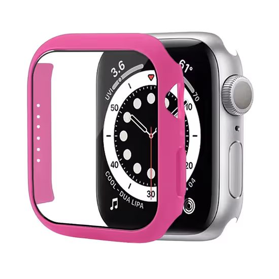 Etui JP Watch, Apple Watch 4 / 5 / 6 / SE, 40 mm, ciemnoróżowe