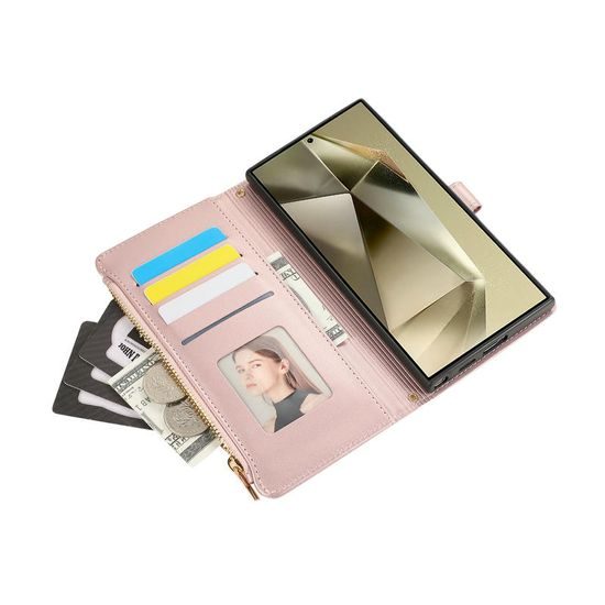 Θήκη Glamour, Samsung Galaxy S25 Ultra, ροζ