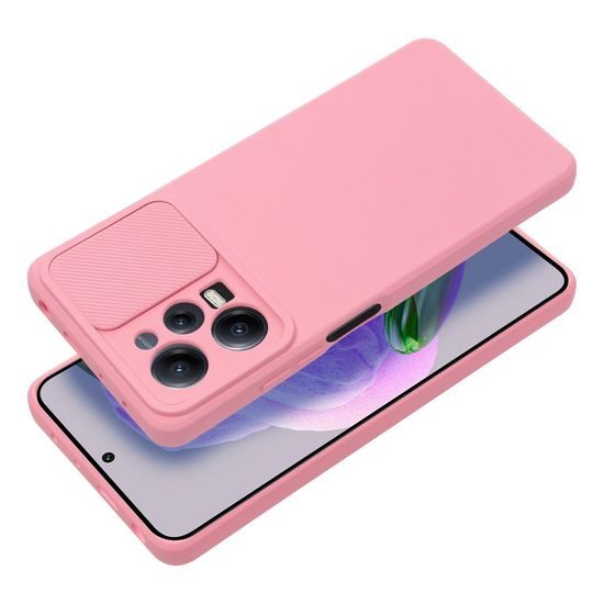 Slide maska, Xiaomi Redmi Note 12 Pro 5G, roza