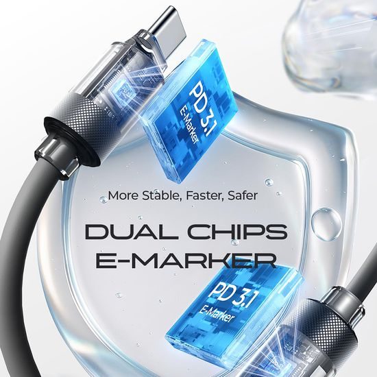 Lisen Кабел за данни L115 USB-C - USB-C, 100 W, 3 m, черен