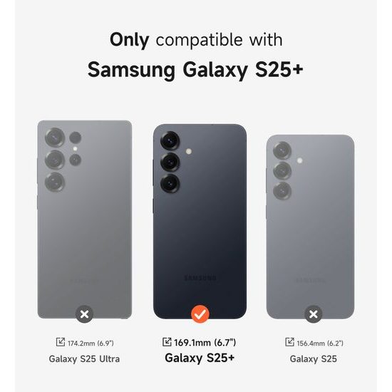 Suritch MagSafe Kickstand Προστατευτική Θήκη Samsung Galaxy S25 Plus, Μωβ