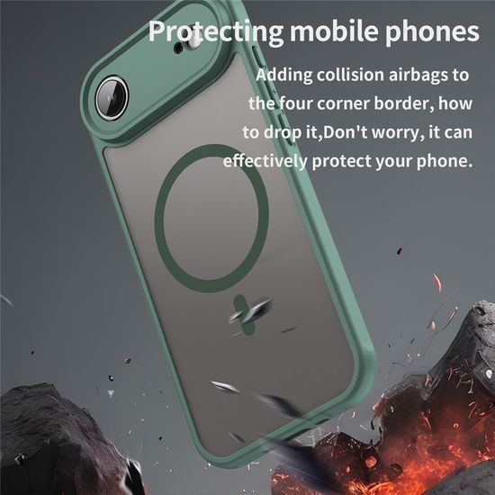 Techsuit HaloFrost II MagSafe, iPhone Air, πράσινο