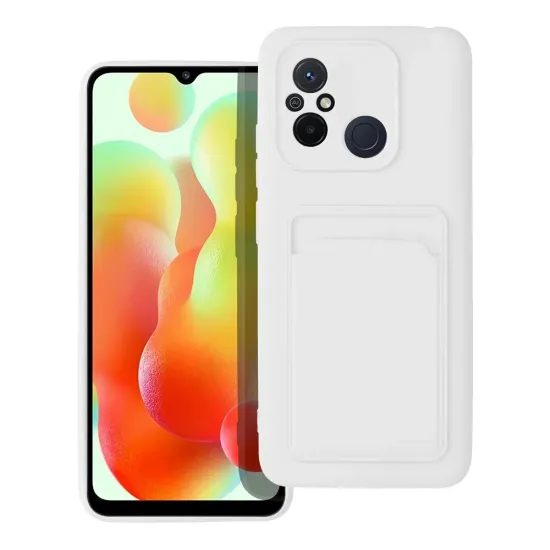 Husă Card Case, Xiaomi Redmi 12C, alb