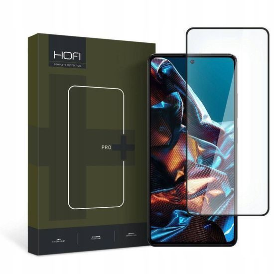 Hofi Pro+ Folie de sticlă securizată, Xiaomi Redmi Note 12 Pro / 12 Pro + / Poco X5 Pro 5G, neagră