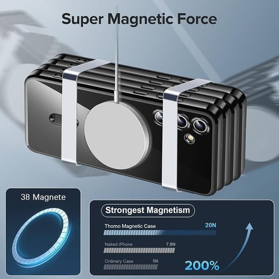 Techsuit Luxury Crystal MagSafe, Samsung Galaxy S25 Plus, σκούρο πράσινο