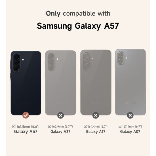 Suritch MagSafe Kickstand Camprotector maska Samsung Galaxy A57, plava