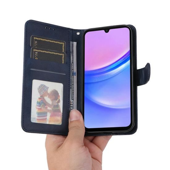 Samsung Galaxy A18 klappümbris magnetiga – sinine