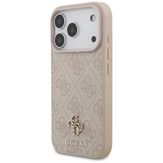 Guess Case für iPhone 17 Pro / 18 Pro - Hardcase 4G Small & Classic MagSafe Schutzhülle - Rosa