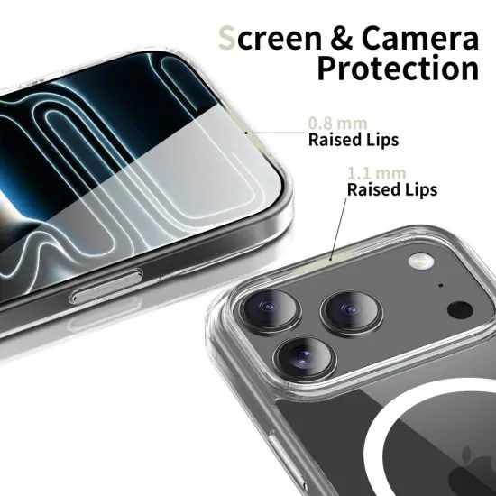 Tech-Protect Flexair Hybrid MagSafe CC, iPhone 17 Pro, διάφανη