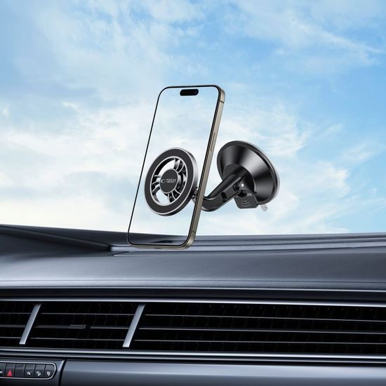 Tech-Protect N56 Mágneses MagSafe Autós Tartó, Fekete