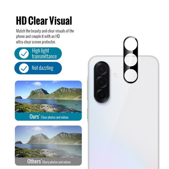 JP Combo pack, Sada 2 tvrzených skel a 2 sklíček na fotoaparát, Samsung Galaxy A57