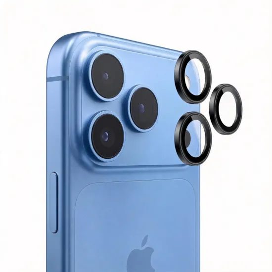 Tech-Protect Camring Fit+ kaamera kaitseklaas iPhone 18 Pro / 18 Pro Max – must