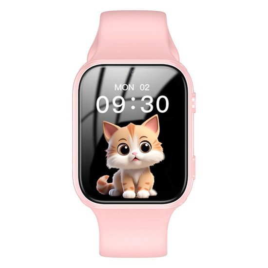 Παιδικό έξυπνο ρολόι με οθόνη αφής, ροζ
