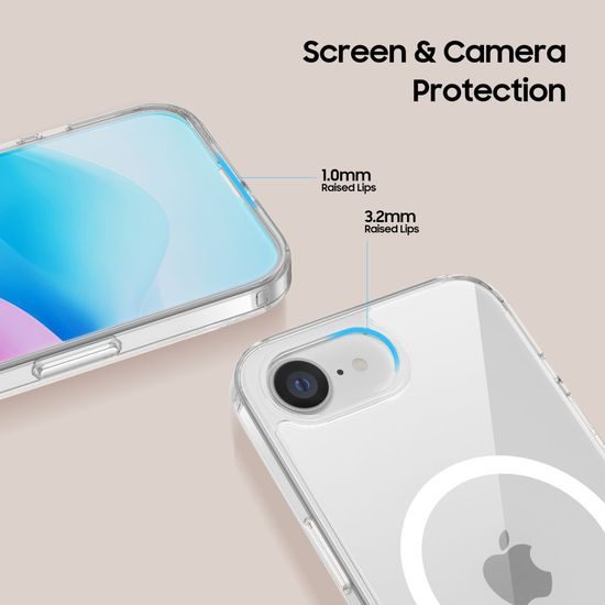 Tech-Protect Flexair Hybrid με MagSafe, iPhone 16e, διάφανο