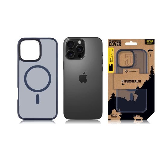 Tactical MagForce Hyperstealth védőborító, iPhone 16 Pro Max, sötétkék