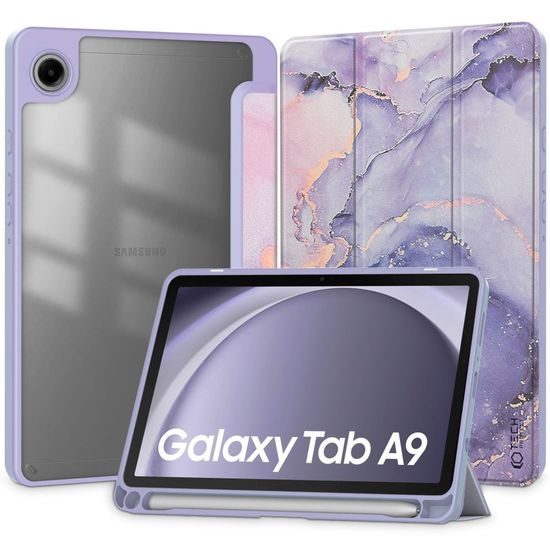 Torbica Tech-Protect SC Pen Hybrid Samsung Galaxy Tab A9 8.7" (X110 / X115), violet marble