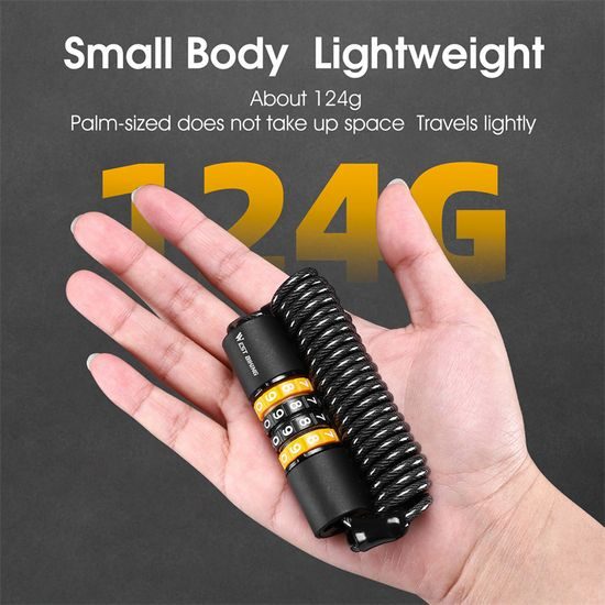 West Biking Tragbares Wasserdichtes Helmschloss für Fahrrad - Orange