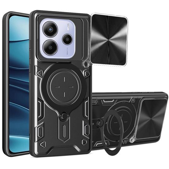 Techsuit CamGuard Pro, Xiaomi Redmi Note 14 5G, μαύρο