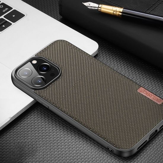 Dux Ducis Fino case, iPhone 13 Pro, zelen