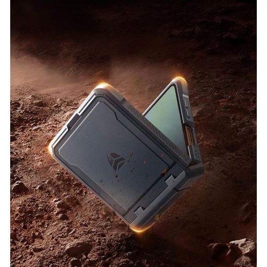 Dexnor 360 Kickstand θήκη Samsung Galaxy Z Flip 7, μπλε