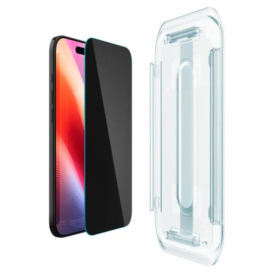 Spigen Glass.TR EZFit Privacy με εφαρμοστή, 2 τεμάχια, Σκληρυμένο γυαλί, iPhone Air