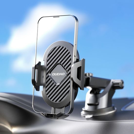 Dudao F2S Teleskopski držalo za vetrobransko steklo, črn