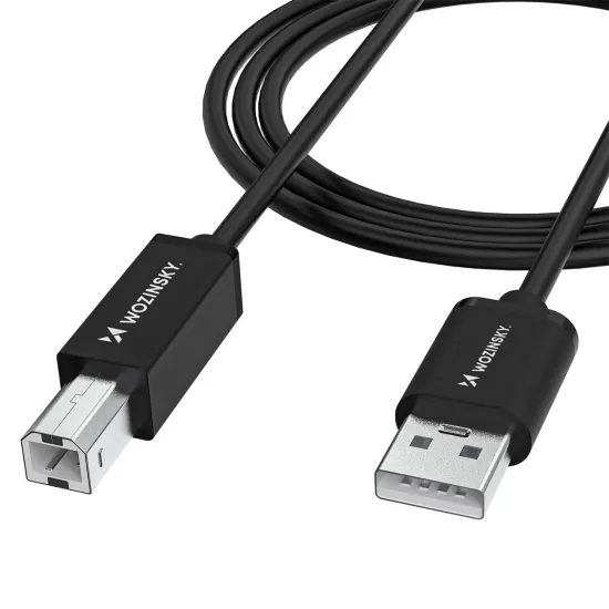 Wozinsky WKDDY3S καλώδιο USB-B – USB-A, 2 m, μαύρο