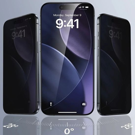 ESR Privacy Σκληρυμένο Γυαλί UltraFit, iPhone Air, 3 τεμάχια