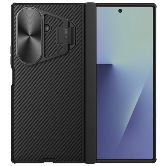 Samsung Galaxy Z Fold 7 aizsargvāciņš – Nillkin CamShield Prop Magnetic Metal Lens – melns